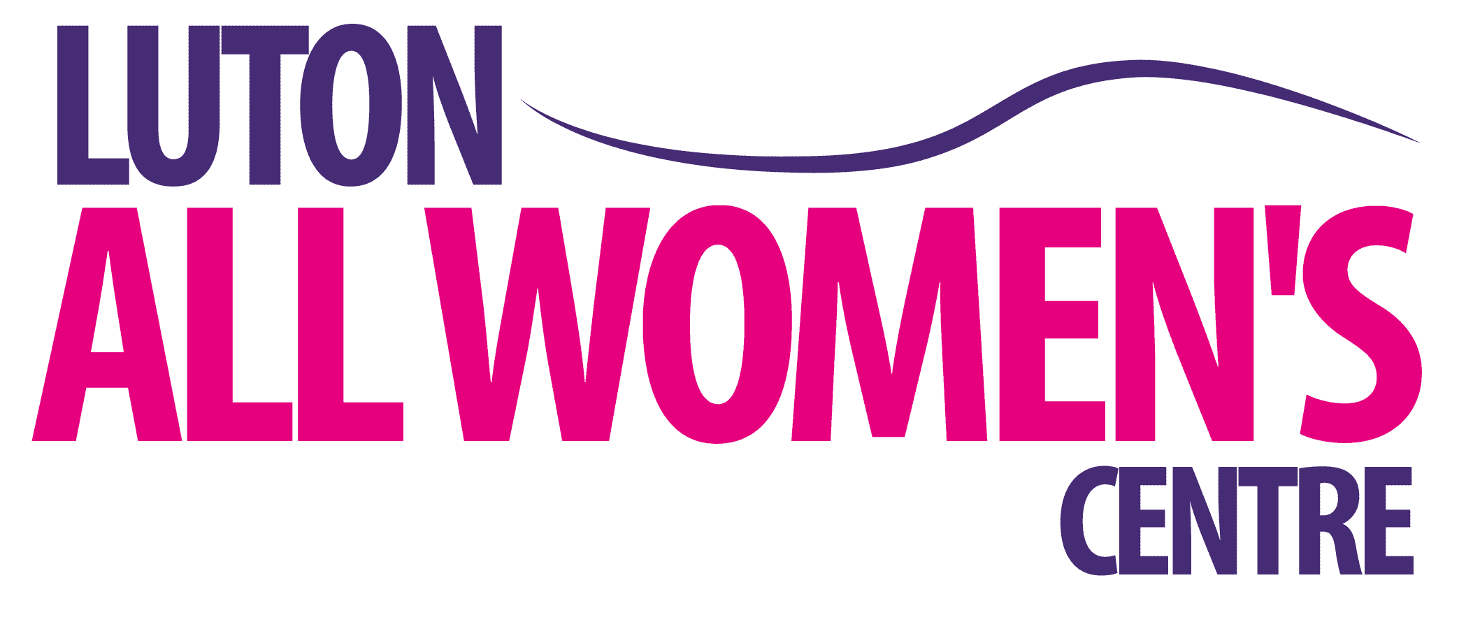 Luton All Women's Centre Logo Luton All Women's Centre Logo - purple and pink