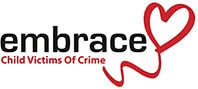 Embrace Logo Embrace Logo - Black and red